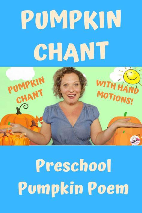 Pumpkin Stories Preschool, Pumpkin For Preschool, Circle Time Halloween Activities, October Music And Movement, Pumpkin Circle Time Songs, I’m A Little Pumpkin Song, Pumpkin Music And Movement, I'm A Little Pumpkin Song, Pumpkin Circle Time Activities Preschool