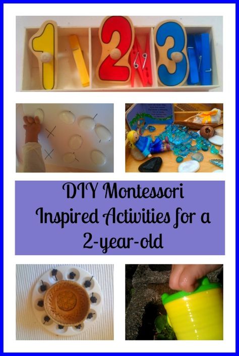 DIY Montessori Inspired Activities for a 2-year-old from Montessori Nature I Am Committed, Diy Montessori, Montessori Lessons, Montessori Diy, Montessori Homeschool, Montessori Toddler Activities, Toddler Education, Montessori Preschool, Montessori Ideas