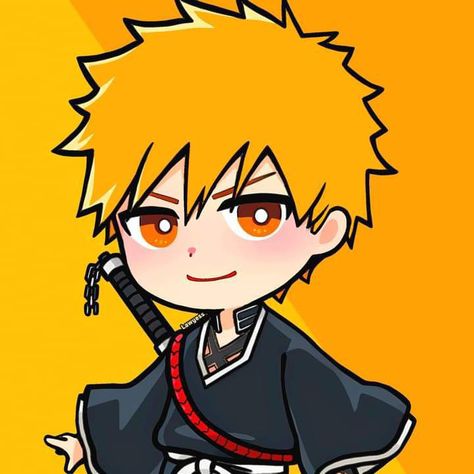 Bleach Chibi Ichigo, Chibi Ichigo Kurosaki, Chibi Ichigo, Bleach Stickers, Ichigo Kurosaki Icons, Bleach Chibi, Ichigo Pfp, Noodle Art, Animated Cartoon Movies