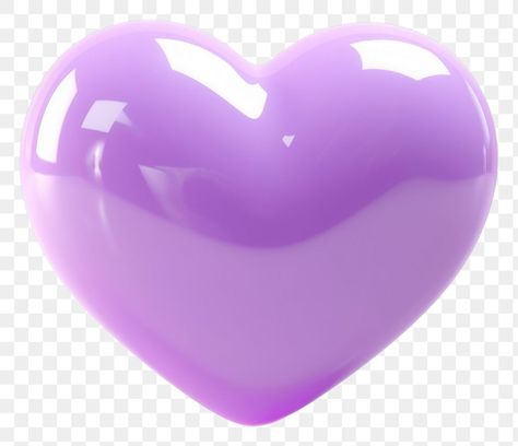 Purple Icon White Background, Purple Icons Transparent Background, Purple Png Black Background, Purple Heart White Background, Purple Heart Sticker, Purple Balloons, Heart Illustration, 3d Heart, Photo Frame Gallery