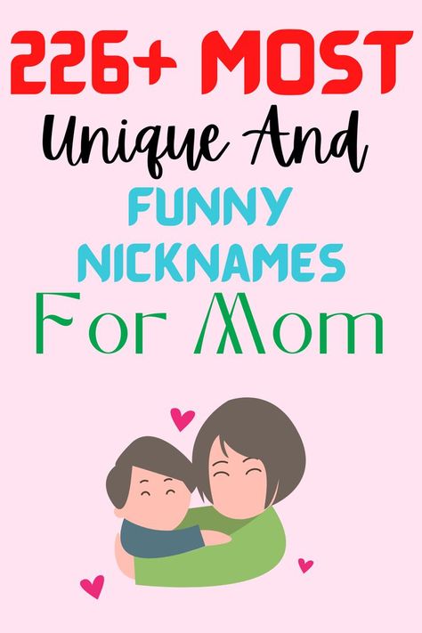 Have you seen the 226+ Most unique and funny nicknames for mom? What do you call your mom? Contact Names For Mother In Law In Phone, Toxic Parenting, Gamer Names, Call Your Mom, Funny Nicknames, Silly Names, Good Nicknames, Motherhood Advice, Be A Better Mom