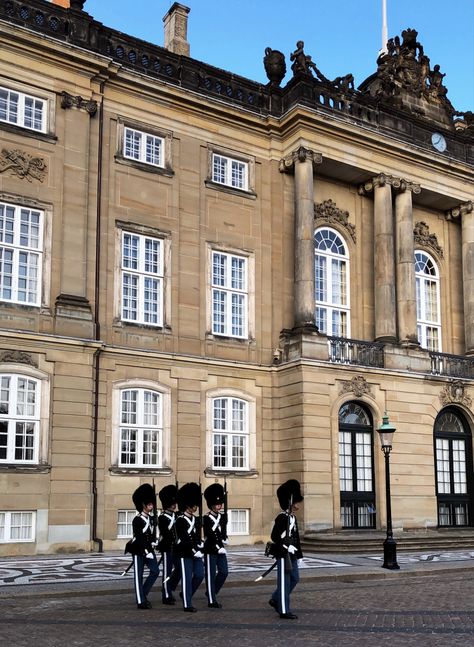 Amalienborg palace, Copenhagan, Denmark Amalienborg Palace, Danish Royalty, Royal Residence, Border Collies, Copenhagen Denmark, Family Trip, Us Travel, Family Travel, Copenhagen