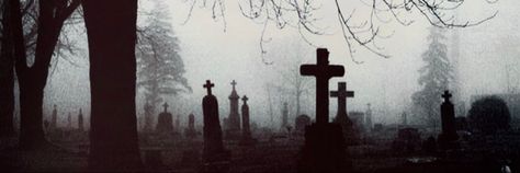 Grave Banners Discord, Graveyard Banner Discord, Gothic Youtube Banner, Goth Banner Twitter, Grey And White Banner Discord, 728 X 90 Banner Aesthetic, Graveyard Aesthetic Banner, Goth Banner Aesthetic, Goth Tumblr Header