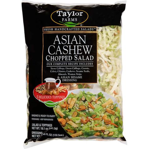 This Is the Single Best Salad Kit You Can Get at Costco | Kitchn Chinese Salad Dressing, Costco Salad, Chinese Salad, Asian Chopped Salad, Asian Salad Dressing, Salad Kit, Smart Snacks, Salad Kits, Asian Salad