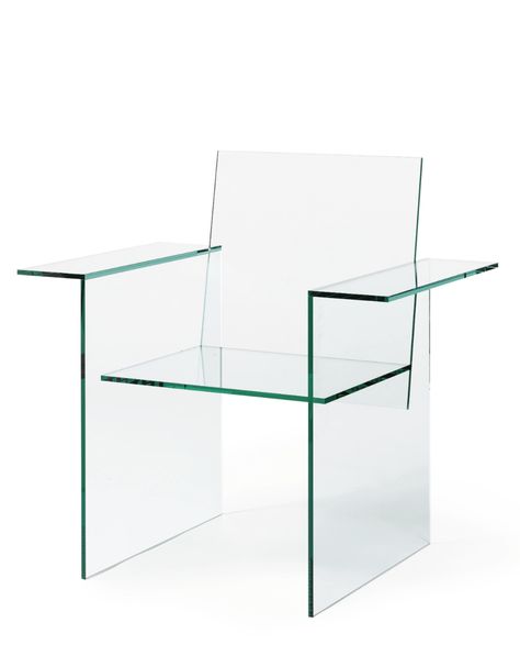 Shiro Kuramata, Glass Chair, Chair Leg Floor Protectors, Glass Office, Furniture Pads, Laminated Glass, Furniture Feet, Contemporary Interior Design, Furniture Upholstery