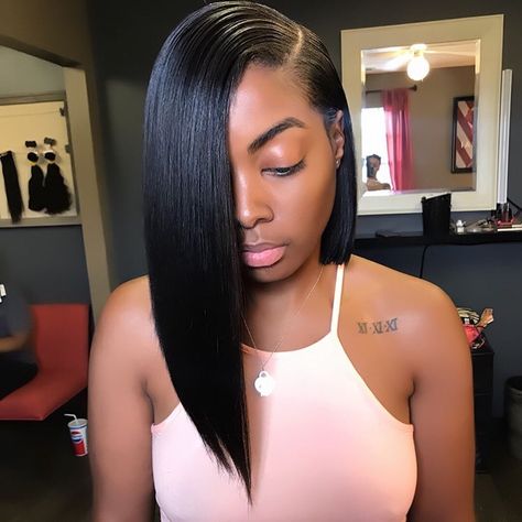 Long Asymmetrical Haircut, Assymetrical Bob, Assymetrical Hair, Coffee Brown Hair, Human Hair Bob Wigs, Aline Bob, Quick Weaves, Future Hairstyles, Inverted Long Bob