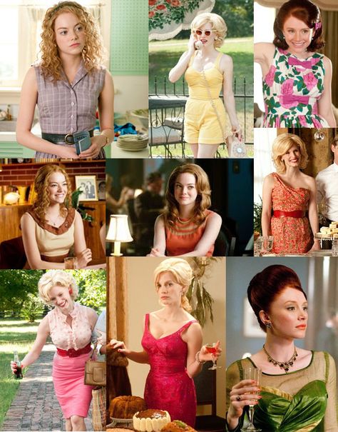 The Help. I've watched this movie more times than I can count. My rating: ✯✯✯✯✯ The Help Movie, Help Movie, 1960s Costumes, Movie Reels, Girls Power, Movie Fashion, Movie Costumes, About Time Movie, 1940s Fashion