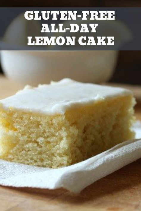 Gluten Free Lemon Cake, Rice Flour Recipes, Lemon Cake Recipe, Gluten Free Cake, Gf Desserts, Gluten Free Sweets, Flour Recipes, Serious Eats, Gluten Free Cakes