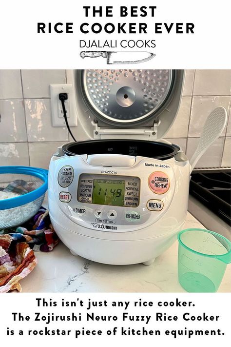 This isn't just any rice cooker. The Zojirushi Neuro Fuzzy Rice Cooker is a rockstar piece of kitchen equipment. Today, let's look at why. Cooking Risotto, Zojirushi Rice Cooker, Best Rice Cooker, Cooking Wild Rice, Rice Cooker Recipes, Broiled Chicken, Poached Chicken, Cooking White Rice, How To Cook Rice