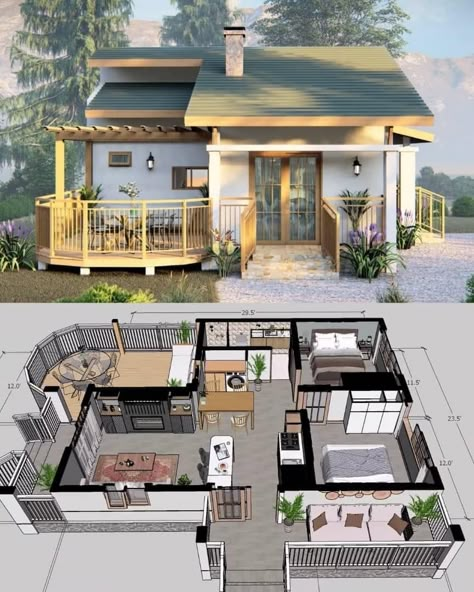 2 Bedroom Sims House Plans, Chinese House Blueprint, Micro House Floor Plans, Sims 4 House Inspiration Floor Plans, Oasis Springs House Sims 4 Floor Plan, Small House The Sims 4, Sims 4 Small Bathroom, Small House 3 Bedroom, Sims Small House