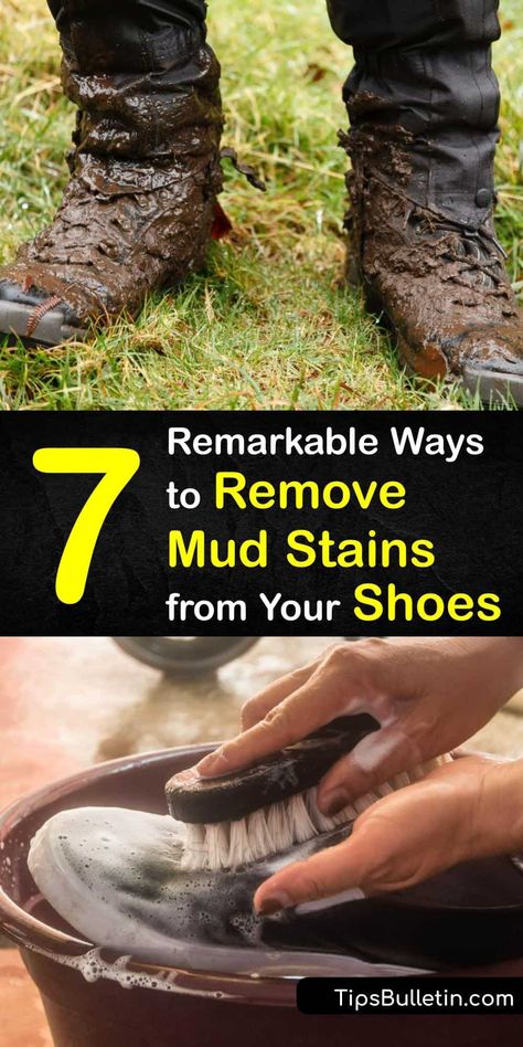 No one wants a muddy shoe, but if you wear your running shoes often, you'll inevitably step in mud and need to clean your shoes. Discover the best tips for cleaning white sneakers and suede shoes and bringing them back to their original condition. #remove #mud #shoes How To Get Mud Out Of White Shoes, How To Clean Muddy Shoes, Cleaning Running Shoes, How To Clean Running Shoes, Shoe Cleaning Hacks, Mud Shoes, Clean Tennis Shoes, Cleaning Shoes, Muddy Shoes