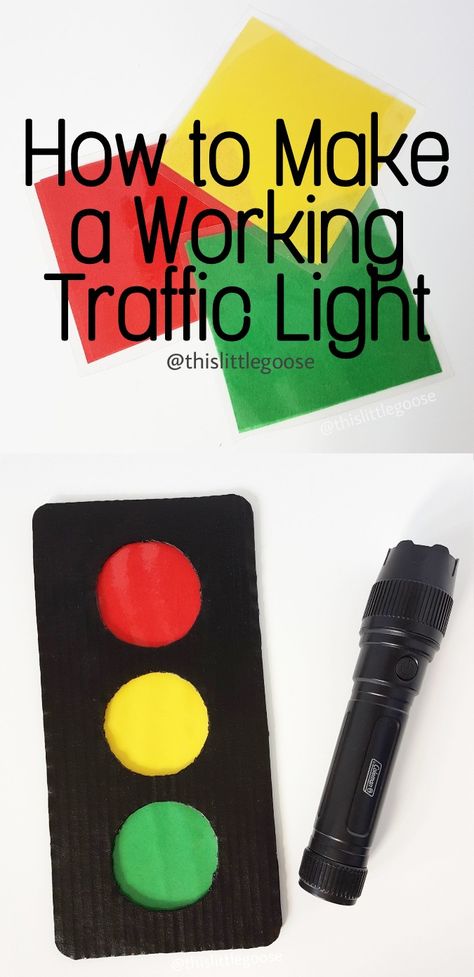 Working Traffic Light Activity Traffic Signal Activity For Preschool, Stop Light Craft Preschool, Garrett Morgan Stop Light Craft, Traffic Light Preschool, Light Crafts Preschool, Diy Stop Light, Traffic Light Craft Preschool, Traffic Light Activity For Kids, Traffic Light Crafts For Kids