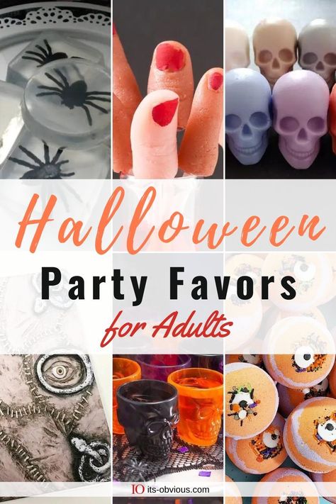 Are you ready to throw a spooktacular Halloween Party!? Don’t miss the chance to impress your guests at your awesome fancy Halloween party! From spooky to sweet treats, fun gifts that will also give you amazing adult Halloween decoration ideas! Check out this list of the top 10 best fun Halloween party favors for adults that are sure to be a hit! From skull shot glasses, spider soap, finger lollipops, and more stunning ideas to impress your guests Halloween Party Favor Ideas For Adults, Small Halloween Gifts For Friends, Halloween Party Gifts For Adults, Diy Halloween Favors For Adults, Witch Party Favors For Adults, Halloween Game Prizes For Adults, Adult Halloween Favors, Halloween Goodie Bag Ideas For Adults, Halloween Adult Party Favors