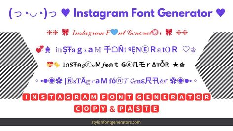 Instagram Font Generator - (𝘤𝘰𝘱𝘺 ⒶⓃⒹ 𝙥𝙖𝙨𝙩𝙚) IG Fonts Ig Fonts, Twitter Font, Copy And Paste Fonts, Fonts To Download, Font Changer, Instagram Font, Font Combo, Sweet Text Messages, Bio Art