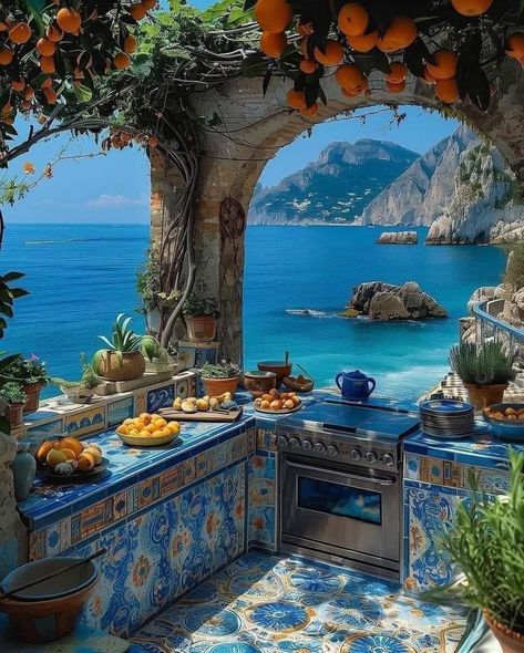 Italy Beach House Aesthetic, European Summer House, Italian House Aesthetic, Italy Houses, Italy House, Dream Life House, Sea House, Dream House Rooms, Futurism