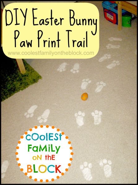 diy Easter bunny paw print trail tradition Paw Print Template, Rabbit Paws, Bunny Paw Prints, Easter Bunny Tracks, Bunny Tracks, Easter Bunny Footprints, Diy Easter Bunny, Bunny Paws, Babysitting Crafts