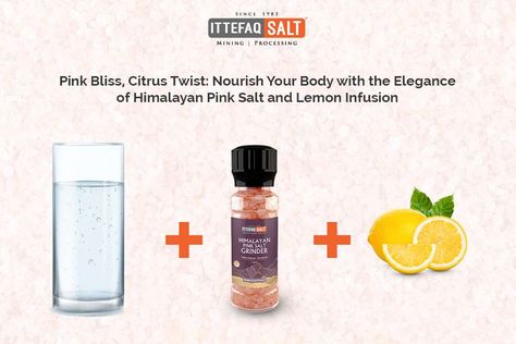 Himalayan Salt And Lemon Water – Recipe And Benefits Baking Soda And Himalayan Salt In Water, Himalayan Salt And Lemon Water, Himalayan Salt Lemon Water Recipe, Himalayan Salt Water Flush, Himalayan Salt Water, Drinking Himalayan Salt Water, Pink Himalayan Salt And Lemon Water, Pink Himalayan Salt Benefits Water, Detox Cleanse Water