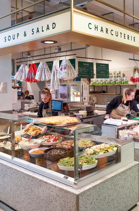 The most beautiful delis in London | CN Traveller Deli Cafe, Deli Shop, Grocery Market, Grocery Store Design, Food Hall, In Season Produce, Food Market, Fruit And Veg, Spice Mixes