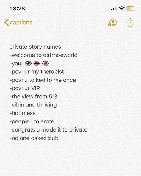 snap // private story name ideas // captions // relatable // vsco // insta Names For Snap Stories, Cute Vsco Bios, Private Names Ideas, Snap Stories Names, Insta Stories Caption, Private Captions For Instagram, Private Story Captions, Private Acc Bio Ideas, Priv Insta Captions