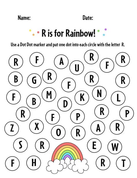 Free Rainbow Preschool Theme Worksheets & Activities! ⋆ The Hollydog Blog Rainbow Counting Preschool, Rainbow Activities Preschool Printables, Rainbow Preschool Activities Free Printables, R Is For Rainbow Preschool, Rainbow Worksheet Preschool, Rainbow Worksheet, R Is For Rainbow, Rainbow Theme Preschool Activities, Rainbow Preschool Activities