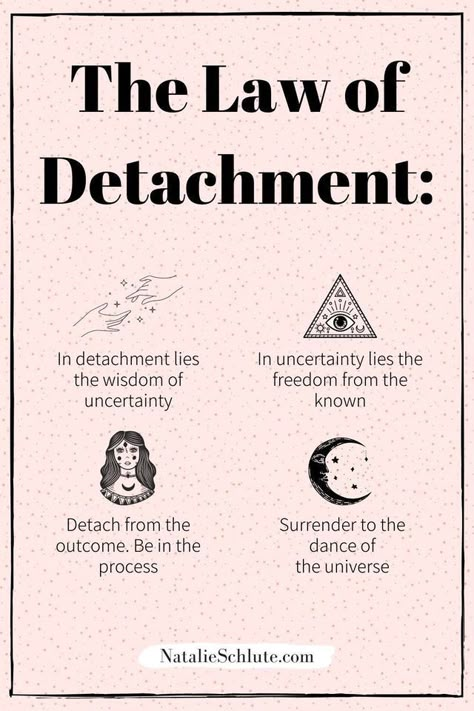 Letting Go Spirituality, Law Of Detachment Affirmations, Detachment Art, The Art Of Detachment, Laws Of Detachment, Detachment Affirmations, Art Of Detachment, Hermetic Art, Law Of Detachment