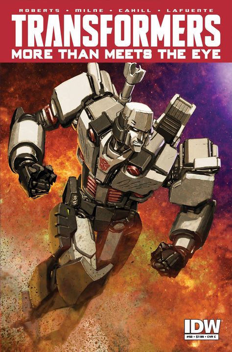 Transformers News: IDW MTMTE and The Transformers #50 - More Variant Covers and Info Transformers Megatron, Transformers Cybertron, Online Comic Books, Transformers Design, More Than Meets The Eye, Transformers Comic, Transformers 3, Transformers Characters, Transformers G1