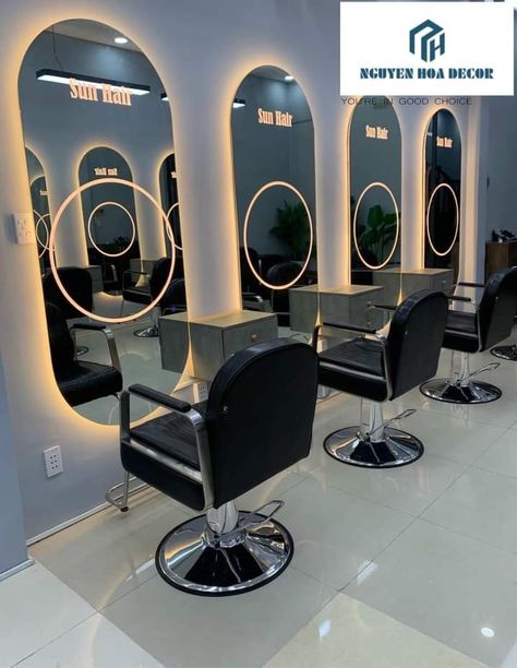 Barbing Salon Design In Nigeria, Barbing Salon Design, Saloon Interiors, Henna Design Tutorial, Office Counter Design, Barbershop Design Interior, Bridal Henna Design, Beauty Shop Decor, Saloon Decor