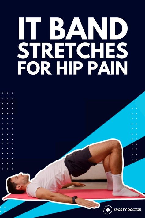 Iliotibial band syndrome, also known as IT band syndrome, hip bursitis, or runner’s knee, is a condition that can cause pain and inflammation in the muscles and tendons that run along the outer thigh, causing hip and knee pain. If you’re suffering from this condition, these IT band hip pain stretches could be for you. Stretches For Bursitis Hip Pain, Hip Pain Stretches, Stretches For Hip Pain, Iliotibial Band Stretches, Tight It Band, Bad Knee Workout, Iliotibial Band, Bursitis Hip, Hip Opening Yoga