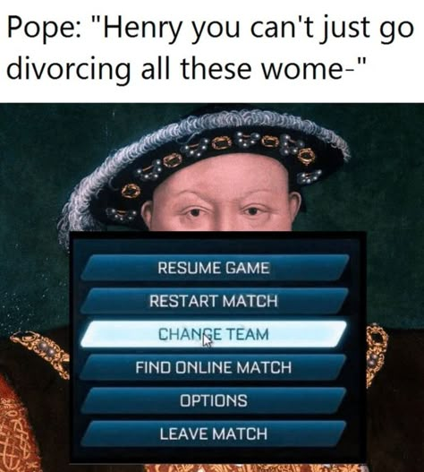 Divorce Memes, Historical Humor, History Jokes, History Nerd, History Humor, Henry Viii, Fresh Memes, Funniest Memes, History Facts