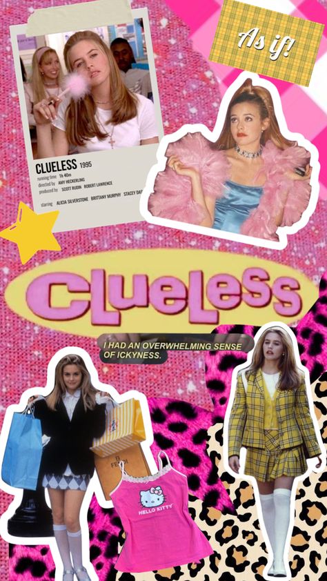 #clueless #y2kaesthetic #aesthetics #moodboard #movie #movienight #pink #yellow Clueless Themed Party, Clueless Party, Aesthetics Moodboard, Clueless Aesthetic, Clueless 1995, Brittany Murphy, Alicia Silverstone, Clueless, Y2k Aesthetic