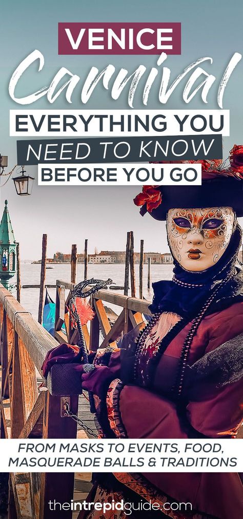 From masks to events, masquerade balls to food and traditions, here's everything you need to know about Venice Carnival in Italy Best Places In Italy, Travel Phrases, Florence Travel, Tuscany Travel, Things To Do In Italy, Carnival Of Venice, Venice Carnival, Best Travel Quotes, Venice Travel