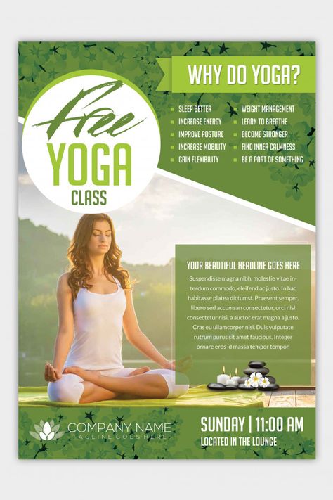 Modern yoga flyer Premium Psd | Premium Psd #Freepik #psd #brochure #flyer #cover #template Yoga Pamphlet Design, Yoga Flyer Design Templates, Yoga Template Design, Yoga Pamphlet, Yoga Brochure Design, Yoga Poster Design, Yoga Template, Yoga Posters, Unique Brochure Design