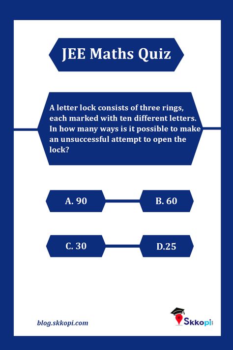 Preparation made easy now! Follow @skkopiservices for JEE Mains Multiple Choice Questions!  Lets Solve the JEE Mains Maths Questions & Comment the answer! #mathematics #mathematicians #mathstudents #iitjeepreparation #iitjee #jeemain #jeemaths #mathcompetition #iitquestion #iitjeephysics #mathematics_facts #jeemain #jeeadvance #jeemaths #iitprepration #mathlover #mathsolver #mathsolutions #mathquestions #mathpractice #mathproblems #mathchallange #mathtime #dailymath #mathematicslove_ Maths Questions, Math Solver, Math Competition, Jee Mains, Multiple Choice Questions, Daily Math, Math Questions, Math Time, Choice Questions