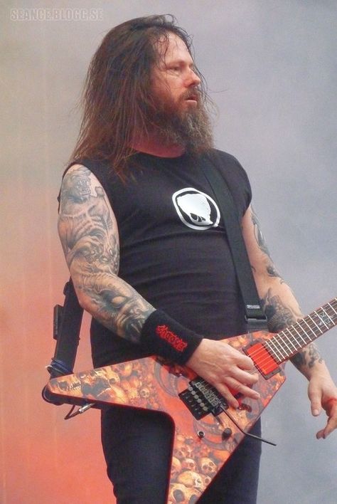 Gary Holt (Exodus founder/chairman - Slayer member/hired gun) Gary Holt, Heavy Metal Girl, Metal Tattoo, Heavy Metal Art, Famous Musicians, Machine Head, Heavy Metal Music, Metal Girl, Thrash Metal