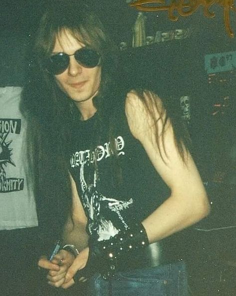 Quorthon -The Vampiric Tyrant #metal #blackmetal #extrememetal #vikingmetal #thrashmetal #quorthon #Bathory Quorthon Bathory, Chuck Schuldiner, Metal Men, Viking Metal, Extreme Metal, Thrash Metal, Music Fashion, Iron Maiden, Music Stuff