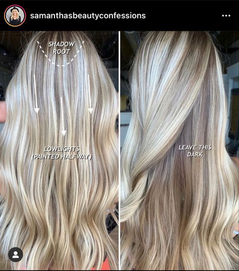 Shadow Roots Blonde, Blonde Hightlights, Healthy Blonde Hair, Blonde Lowlights, Bright Blonde Hair, Partial Highlights, Going Blonde, Dimensional Blonde, Natural Gray Hair