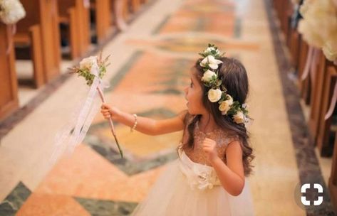 Catholic Flower Girls | Weddings, Wedding Ceremony | Wedding Forums | WeddingWire Flower Girl Basket Alternative, Flower Wand, Event Studio, Flower Girl Wand, Flower Girl Crown, Blue Floral Design, Family Women, International Design, Small Bouquet