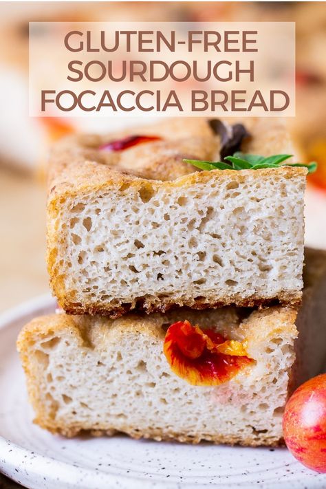 Gf Sourdough Focaccia, Gf Discard Recipes, Gluten Free Sourdough Discard Bread, Gluten Free Sour Dough Bread Recipe, Gluten Free Sourdough Focaccia, Gf Sourdough Discard Recipes, Gf Focaccia, Gluten Free Sourdough Recipes, Gluten Free Sourdough Discard Recipes