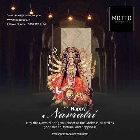 May this Navratri bring you closer to the Goddess, as well as good health, fortune, and happiness Happy Navratri..! #Motto #Tiles #mottogroup #Ceramic #FloorTiles #slabtiles #CeramicTiles #CeramicTile #SlabTile #Slab #Tile #Marbles #MarblePlus #Navratri #Navratri2021 #Durgapuja #Garba #GarbaFestival #RaasGarba #NavratriVibes #Traditional Navratri Greetings, Indian Celebration, Navratri Wallpaper, Happy Dussehra Wishes, Hd Wallpapers For Laptop, Navratri Wishes, Real Estate Marketing Design, Happy Navratri Images, Happy Birthday Posters