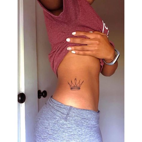 Mantra Ideas, Couple Tats, Crown Tattoos For Women, Queen Crown Tattoo, Small Crown Tattoo, Crown Tattoos, Queens Crown, I Am The Queen, Crown Tattoo Design