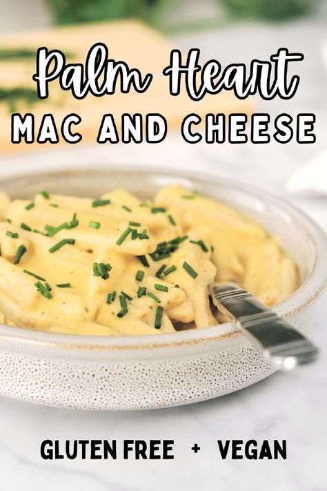 Hearts Of Palm Mac And Cheese, Keto Hearts Of Palm Recipes, Heart Of Palm Rice Recipes, Easy Dairy Free Pasta, Pku Recipes Meals, Heart Of Palm Pasta Recipes, Hearts Of Palm Recipes Pasta, Heart Of Palm Recipes, Hearts Of Palm Recipes