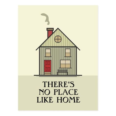 There's No Place Like Home Quote House Postcard #Ad , #sponsored, #Quote#House#Postcard#Home Home Quote, Quote Typography, Two Story Homes, Cute House, Red Door, There's No Place Like Home, Typography Quotes, Acrylic Art Print, Dot Painting