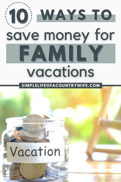 Taking a family vacation is a great way to make lasting memories with your children.  However, most family vacations aren’t that cheap. If you don’t have a lot of extra money you might have ruled out being able to afford a family vacation, but there are ways you can save money for a family vacation even without a large income. | vacation fund ideas saving money | saving for vacation ideas | saving for family vacation | family vacation savings plan Vacation Fund Ideas, Saving For Vacation, Save For Vacation, Vacation Savings Plan, Easy Gifts To Make, Frugal Travel, Vacation Fund, Vacation Savings, Save On Foods