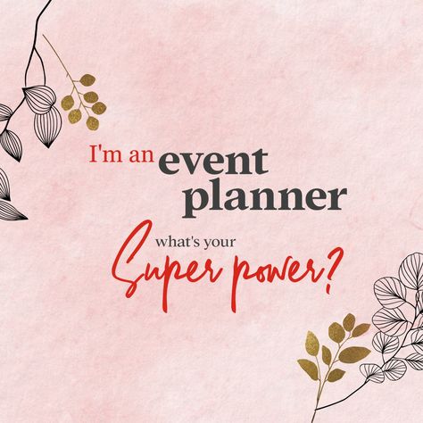 Being an event planner is no less than a super power 👀✨



.
#eventplanner #eventplannerlife #eventplanners #eventmanager #eventmanagers #eventmanagerlife #superpower #events #event #eventmanagement #eventmanagers #eventmanagement #✨ #eventersofinstagram #eventstylist #lunkedevents Event Planning Quotes Posts, Party Planner Quotes, Event Planner Instagram Post, Event Management Quotes, Event Planner Quotes Business, Event Planning Business Aesthetic, Event Manager Aesthetic, Event Planner Outfit, Event Planner Aesthetic