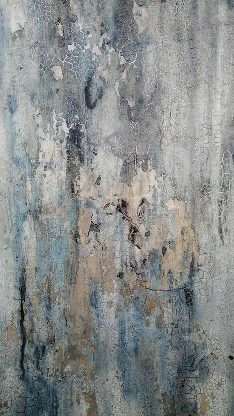 Texture Canvas Art, Textured Abstract Painting, White Inspiration, Silvery Blue, Shades Of Light Blue, Distressed Texture, Shades Of Light, Textured Canvas Art, Birch Trees