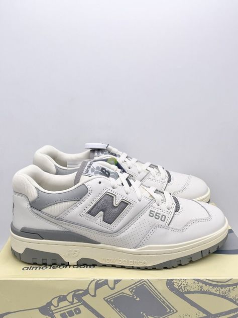 New Balance 550 Aime Leon Dore ALD White Grey BB550ALE Mens Size 9.5. Condition is brand new with box. Shipped with usps priority mail. New Balance 550 Aime Leon Dore Grey, Shoes Sneakers For Man, Aime Leon Dore New Balance 550, Nb 550 White Grey, Men S New Balance, New Balance 550 Aime Leon Dore, Nb 550 Aime Leon Dore, New Balance 550 Outfit Men, New Balance Aime Leon Dore