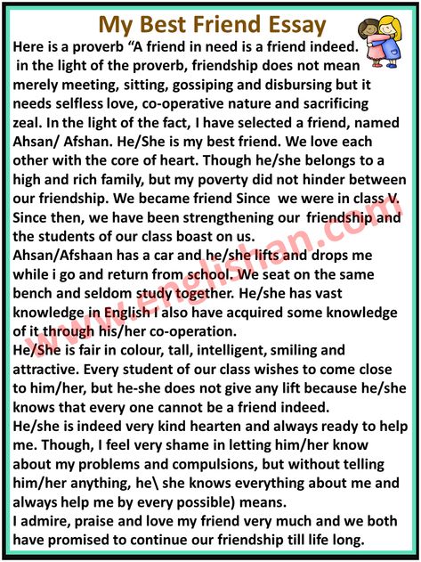 My Best Friend Essay for College Students, Describe My Best Friend Essay, My Best Friend Essay in English 200 Words, My Best Friend Essay in English 100 Words, 500 Words Essay on My Best Friend, A Day Spent with My Best Friend Essay Essay Writing On My Best Friend, Essay Writing Examples Student, Essay On Friendship, Essay On Best Friend, My Best Friend Essay In English, My Friend Essay, English Paragraph Writing, My Best Friend Essay, English Paragraph