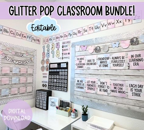 Classroom Greetings, Classroom Decor Pastel, Math Signs, Teacher Toolbox Labels, Voice Levels, Birthday Display, Printable Classroom Decor, Hand Signals, Pastel Clouds