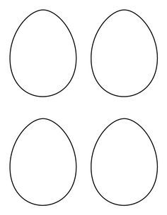 Printable medium egg pattern. Use the pattern for crafts, creating stencils, scrapbooking, and more. Free PDF template to download and print at http://patternuniverse.com/download/medium-egg-pattern/. Egg Template, Coloring Crafts, Egg Pattern, Adult Easter, Sewing Templates, Egg Box, Sugar Eggs, Box Patterns, Pdf Templates