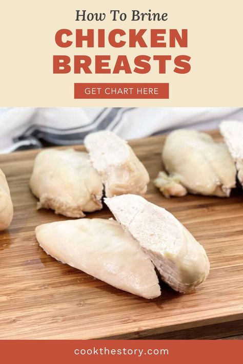 I’ve done a series of experiments to find out how best to brine chicken breasts. What kind of salt should you use? Cold or warm water? Most importantly, how long do the chicken breasts need to brine for? No dry, tasteless chicken here! I’ve done all the testing for you, so you can cook your best chicken breasts ever. It’s quicker and easier than you think. Once you’ve experienced it, you’ll wonder why you didn’t start doing this earlier! I’ve tested it all and have the answers for you here! Salt Brine For Chicken, Brine For Chicken Breast, Chicken Breast Brine Recipe, How To Brine Chicken, Brining Chicken, Chicken Brine, Brine Chicken Breast, Moist Chicken Breast, Brine Chicken